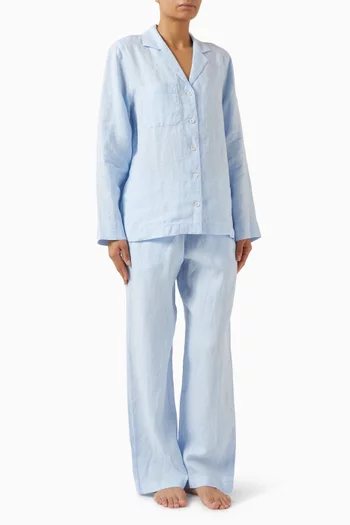 Sicily Pyjama Set in Linen