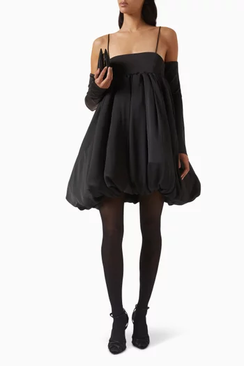 Bubble Dress in Satin