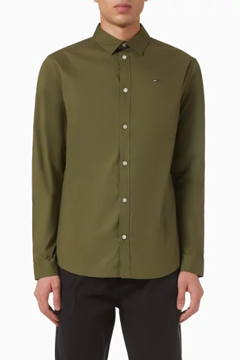 Stretch Slim Fit Shirt in Cotton