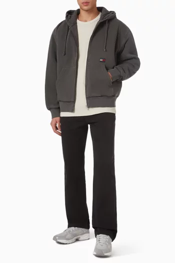 كنزة بغطاء رأس ناينتيز نيو كلاسيكس بتصميم مبطّن