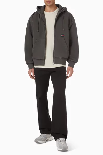 تي شيرت بشارة بشعار الماركة قطن