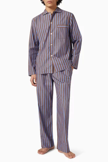 بنطال بيجاما قطن بوبلين