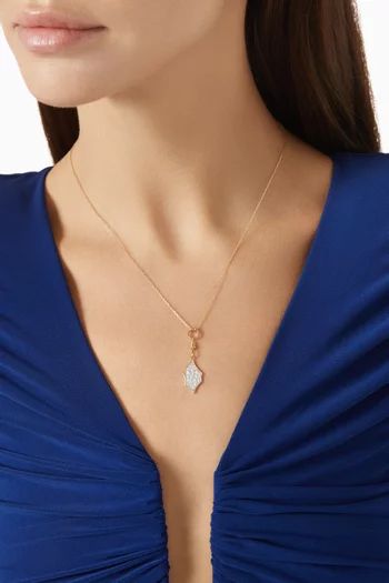 Kasbah Diamond Necklace in 18kt Yellow Gold