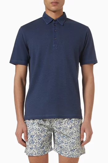 تي شيرت بولو كتان