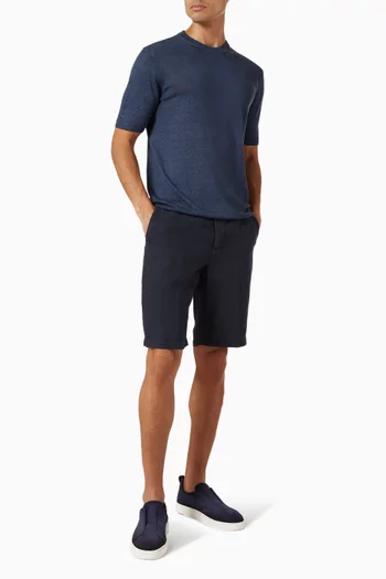 Bermuda Shorts in Linen