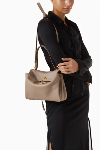 Small Rodeo Handbag in Grained Calfskin