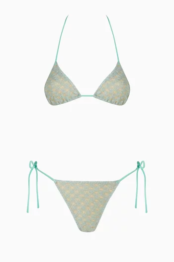 Spiderweb Lace Bikini Set