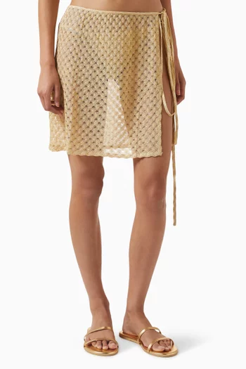 Mini Pareo in Viscose-knit