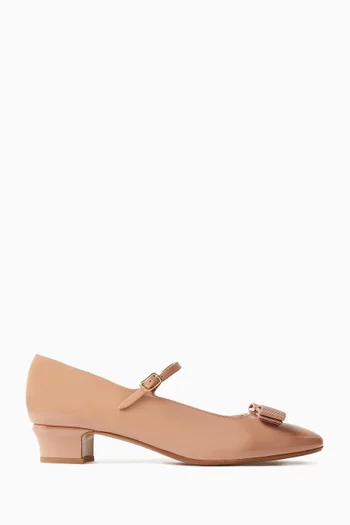 Vally 30 Mary Jane Pumps in Naplak Leather