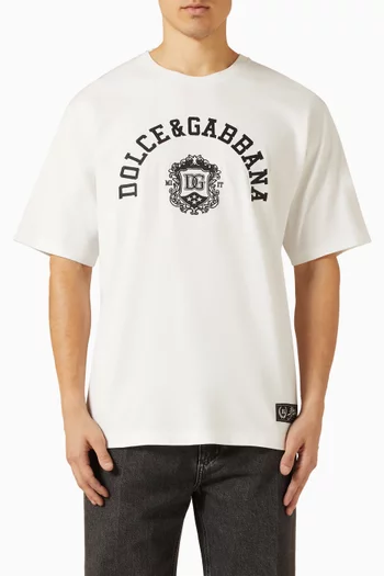 تي شيرت مطرز قطن