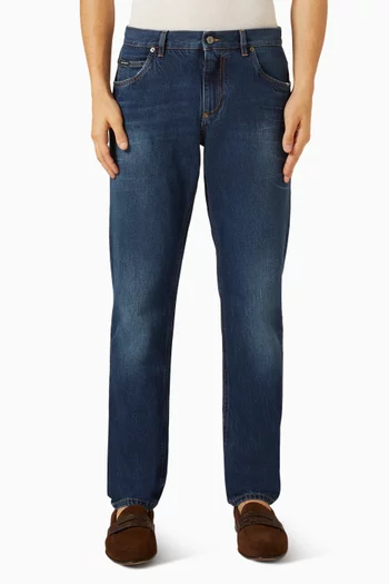 Tailored Pants in Denim