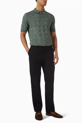 Straight-fit Jeans in Cotton-gabardine