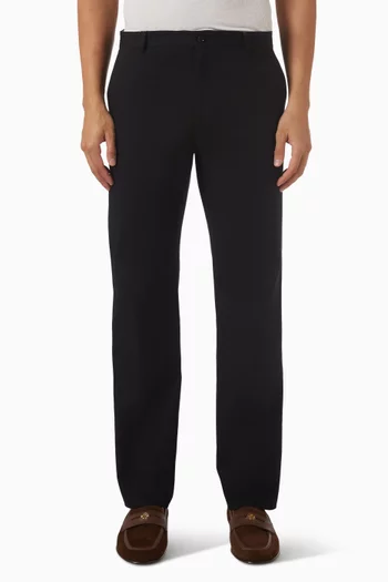 Straight-fit Jeans in Cotton-gabardine