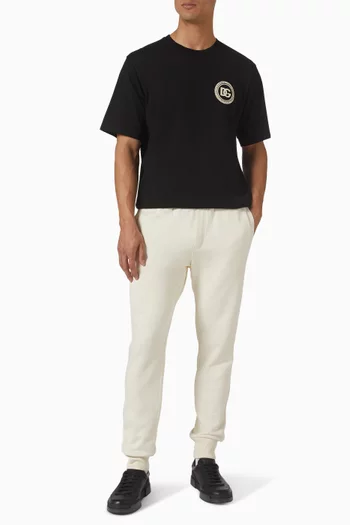 Logo-patch T-shirt in Cotton-jersey