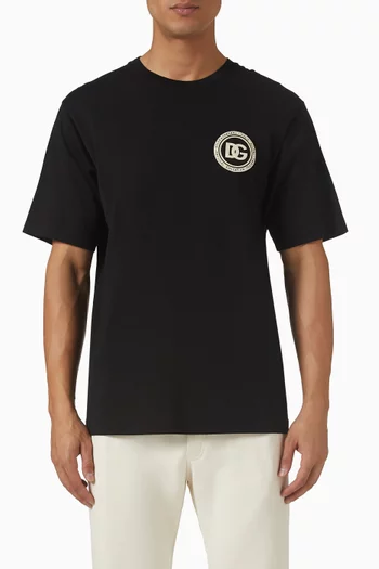 Logo-patch T-shirt in Cotton-jersey