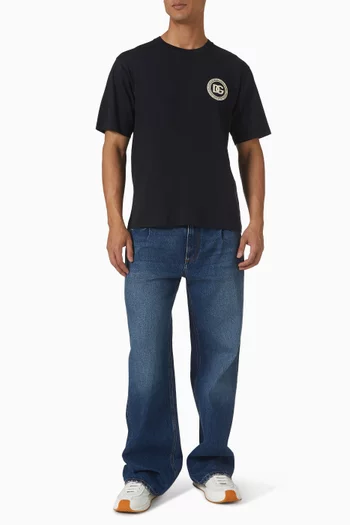 Logo-patch T-shirt in Cotton-jersey