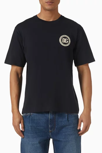 Logo-patch T-shirt in Cotton-jersey