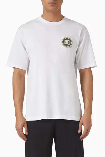 Logo-patch T-shirt in Cotton-jersey