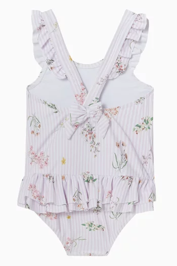 لباس سباحة ميرا مزين بنقشة