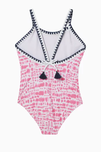 Koa Print One-piece Swimsuit