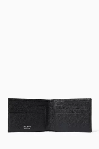 Gancini Wallet in Calfskin Leather