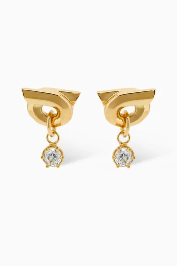 أقراط متدلية بشعار جانشيني