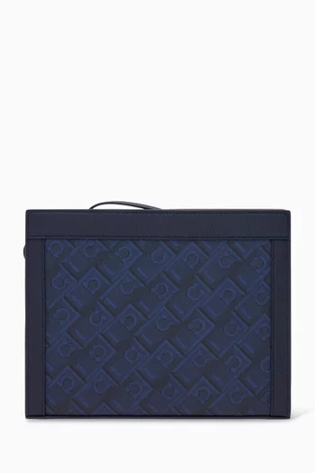 Monogram Pouch in Fabric