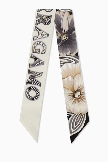 Brezza Print Foulard in Silk