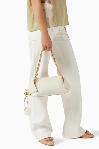 Folded Shoulder Bag in Calfskin