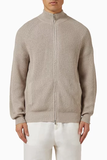 كارديغان بنسيج مضلع إنجليزي قطن مالفيليه