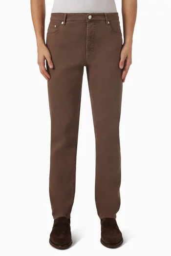 Garment-dyed Jeans in Denim