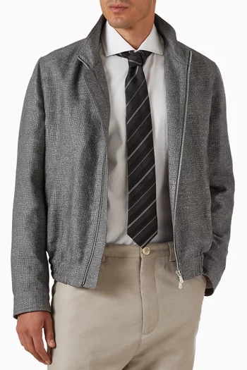 ربطة عنق مخططة حرير