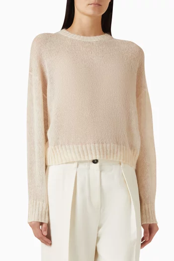 Monili Knit Sweater in Mohair Blend