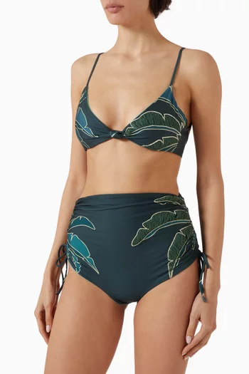 Pacifico Hand-embroidered Bikini Top