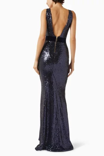 Beloved Sequin-embellished Gown
