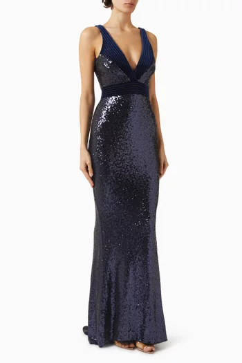 Beloved Sequin-embellished Gown