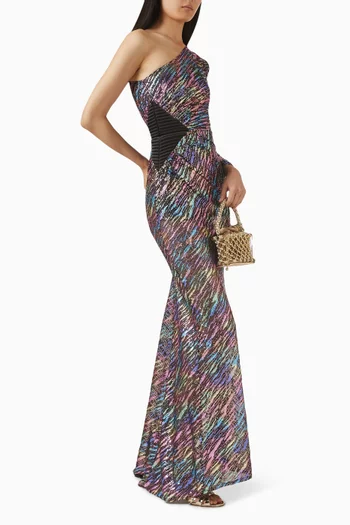 Entity Sequin-embellished Gown