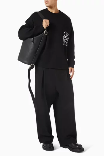 Anagram Pocket Sweater in Cotton-blend