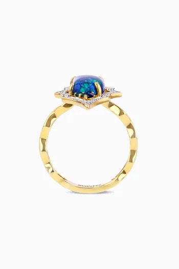 Kasbah Statement Ring in 18kt Yellow Gold
