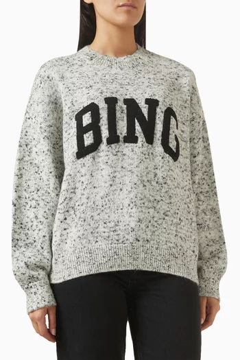 سترة سيدني بفتحة رقبة مستديرة مزيج ألبكة