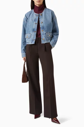 جاكيت بلانش دينم قطني