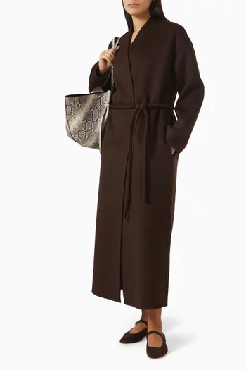 معطف هانتر مزيج صوف