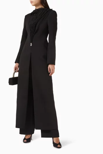 Carmen Coat in Twill Suiting