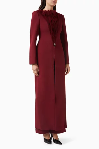 Carmen Coat in Twill Suiting