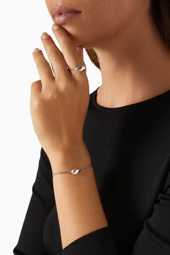 Drop Bracelet in Sterling Silver