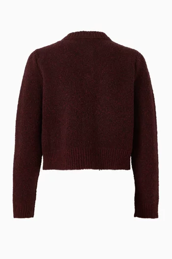 كارديغان صوف وبوكليه