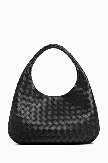 Campana Intrecciato Shoulder Bag in Lambskin leather
