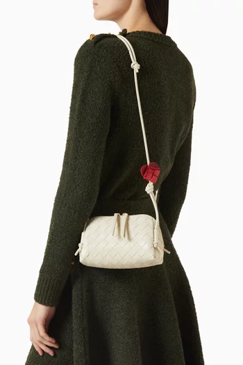 حقيبة كونسرت جلد مجدول