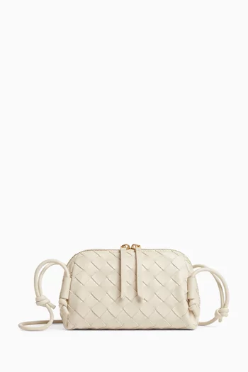 حقيبة كونسرت جلد مجدول