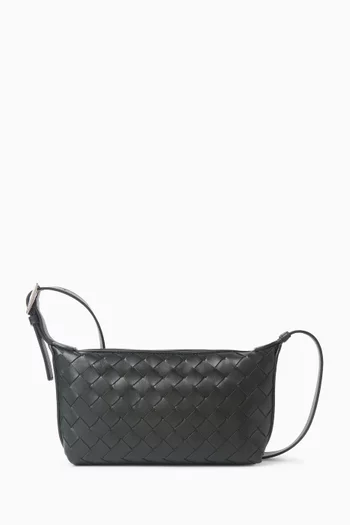 حافظة هاتف للسفر جلد مجدول